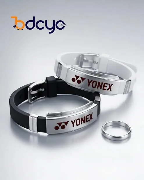 Yonex silicone bracelet black - Bb1
