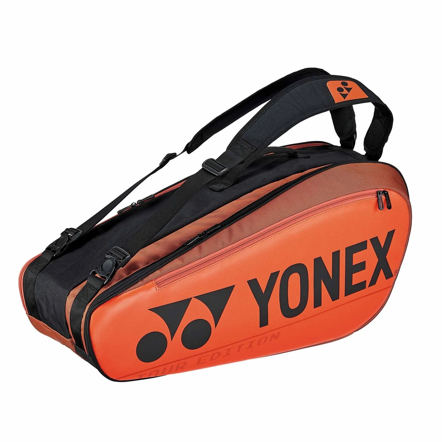 Vibrant orange Yonex Tour Edition tournament racquet bag - YB13